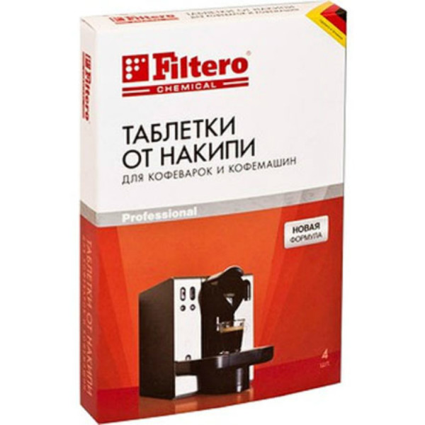 

Таблетки от накипи Filtero для кофеварок и кофемашин