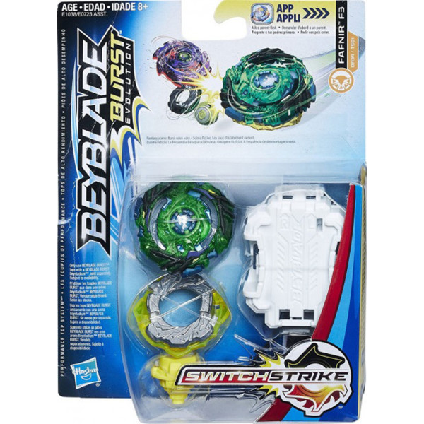 

Игровой набор Hasbro BeyBlade SwitchStrike с пусковым устройством Bey Sst Fafnir F3 (E0723_E1038)