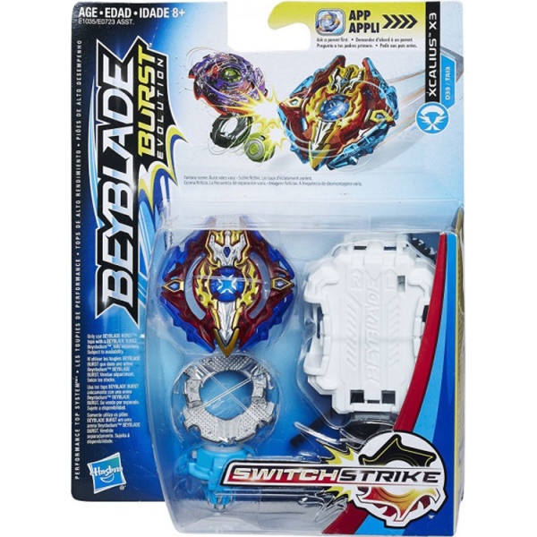 

Игровой набор Hasbro BeyBlade SwitchStrike с пусковым устройством Bey Sst Xcalius X3 (E0723_E1035)