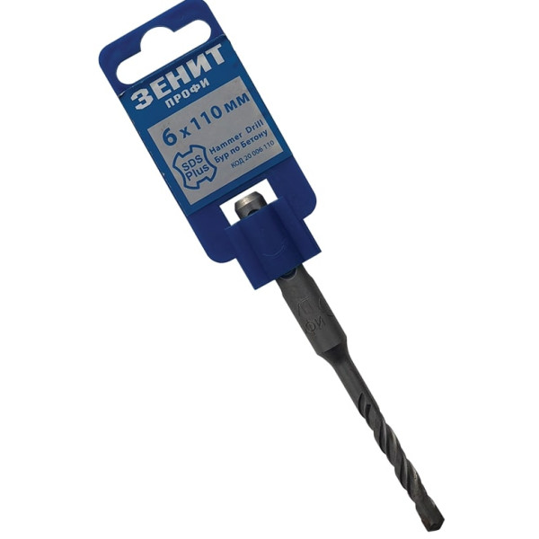 

Зенит Профи SDS-Plus 6х110мм спираль 4S