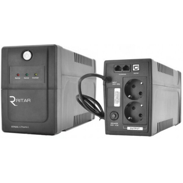 

ИБП Ritar RTP600L-U (360W) линейно-интерактивный