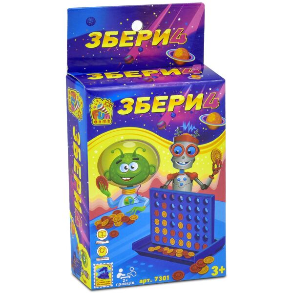 

Настольная игра Fun Game Собери 4 (7301)