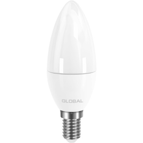 

Лампа светодиодная GLOBAL C37 CL-F 5W 3000К 220V E14 AP (1-GBL-133-02)