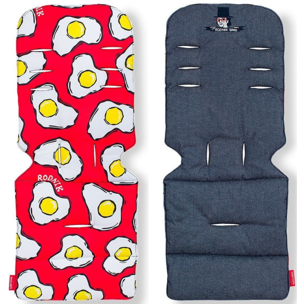 

Универсальный матрас Maclaren FRIED EGGS цвет красный/ яичница (AR1R033082)