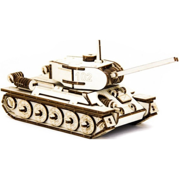 

Механический деревянный 3D пазл SUNROZ Танк T-34 127 эл. (SUN1750)