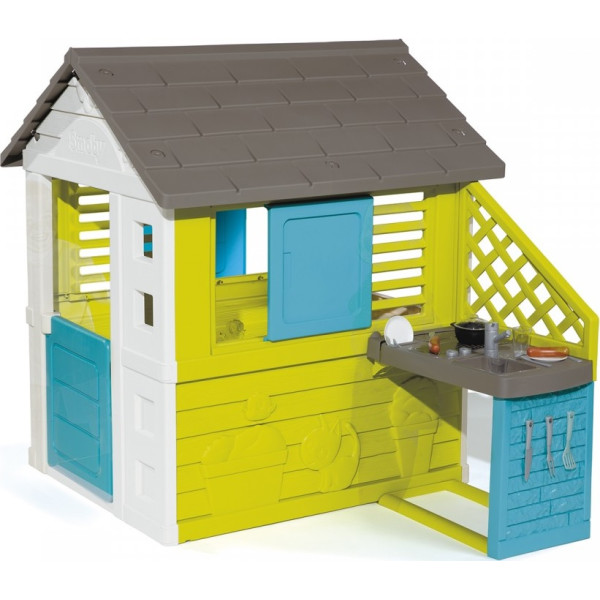 

Домик Smoby Toys Радужный с летней кухней (810711)