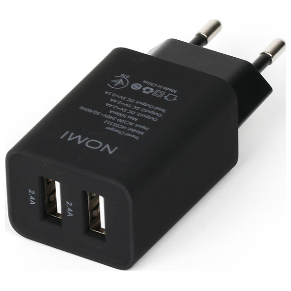 

Зарядное устройство Nomi HC05312 2 порта 3.1A Black