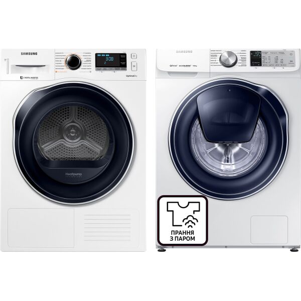 

Samsung DV90M6200CW/UA + WW90M64MOPA/UA