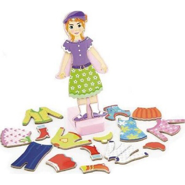 

Набор магнитов Viga Toys Гардероб девочки