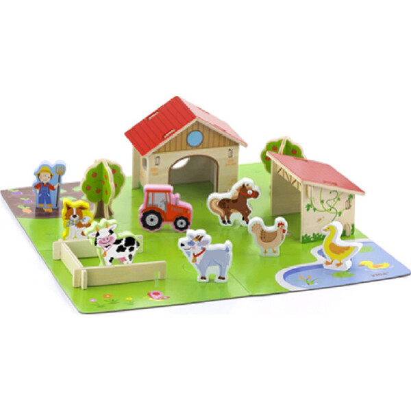 

Игровой набор Viga Toys Ферма 30 элементов