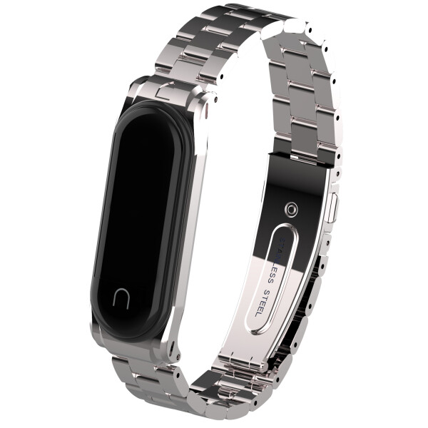 

Ремешок Armorstandart Metal для Mi Band 4/3 Satin Silver