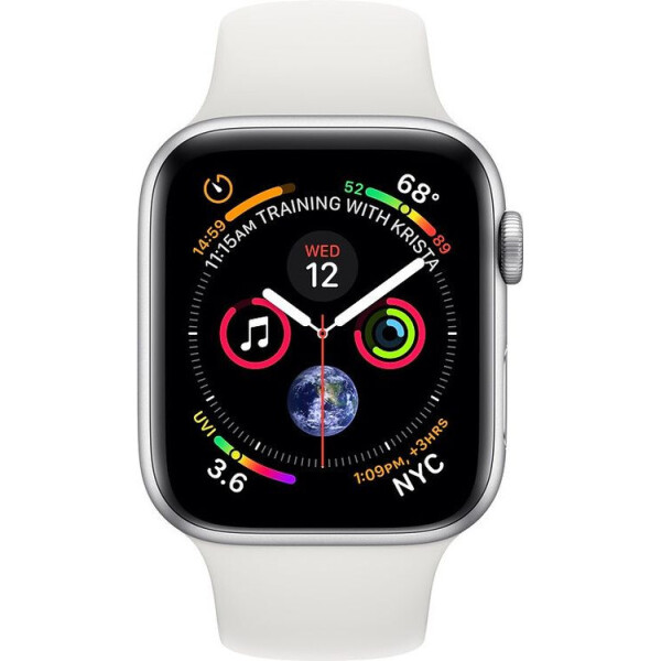 

Apple Watch Series 4 GPS + LTE 40mm Steel w. White Band (MTUL2, MTVJ2)