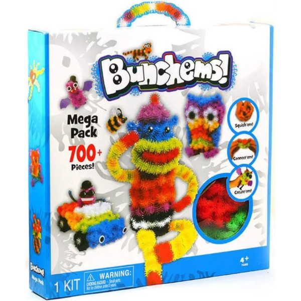 

Конструктор Bunchems липучка 700 деталей