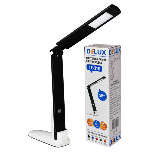 

Настольная лампа DELUX TF-310 5 Вт LED черная (90008944)