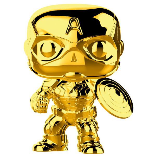 

Фигурка FunKo Pop Золотой хром Капитан Америка (33515)