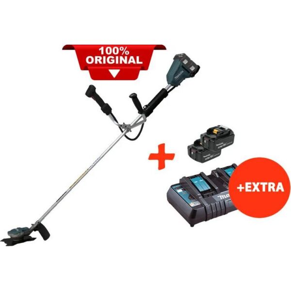 

Аккумуляторная коса Makita DUR365UZ+2 акк.18V 5 Ah+быстрозарядное ЗУ (DUR365R2T2)