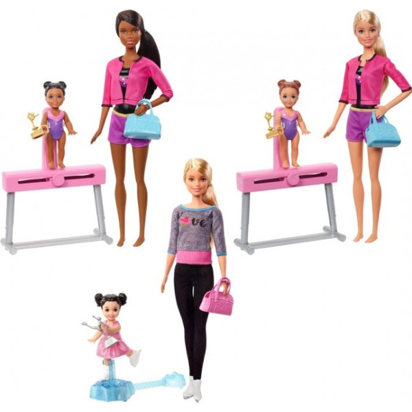 

Кукла Mattel Barbie Веселая гимнастика серии Профессии (в асс.) (FXP37)