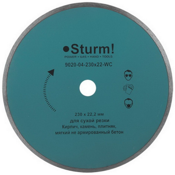 

Отрезной диск Sturm 9020-04-230x22-WC