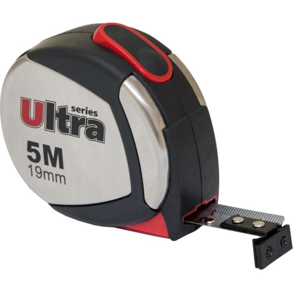 

Рулетка строительная Ultra 5 м х 19 мм магнитная (3822052)