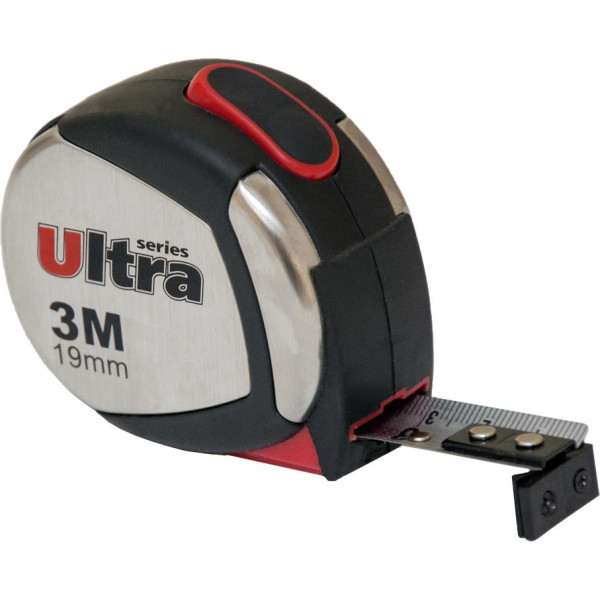 

Рулетка строительная Ultra 3 м х 19 мм магнитная (3822032)