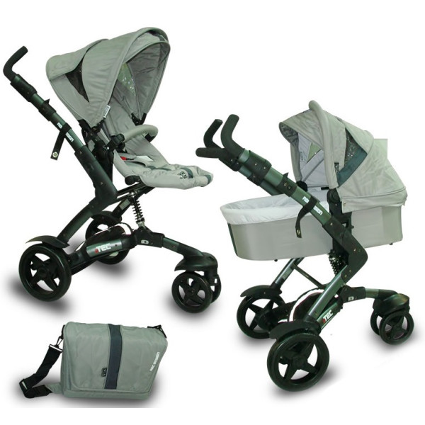 

Детская коляска универсальная 2 в 1 ABC design 3 TEC цвет Pearl (31094/407)