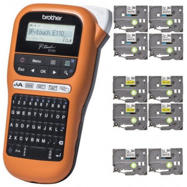 

Принтер для печати наклеек Brother PT-E110VP (PTE110VPR1BUND)