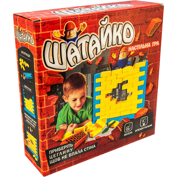 

Наст. игра "Шатайко" (укр.) в кор. 26,5*26,5*4,5 см. /5/