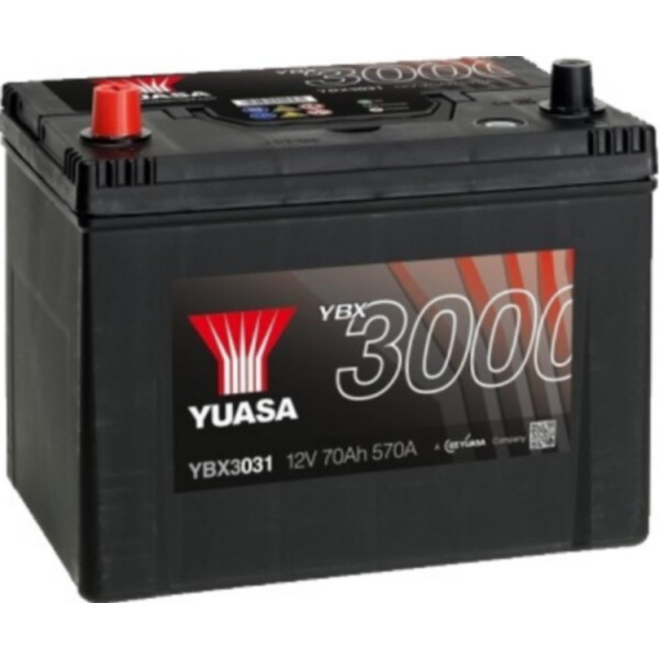 

Yuasa 70 Ah/12V SMF Battery Japan (1) (YBX3031)