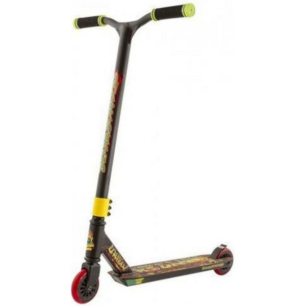 

Самокат трюковый Slamm Rage Urban Rasta SL140 черно-желтый