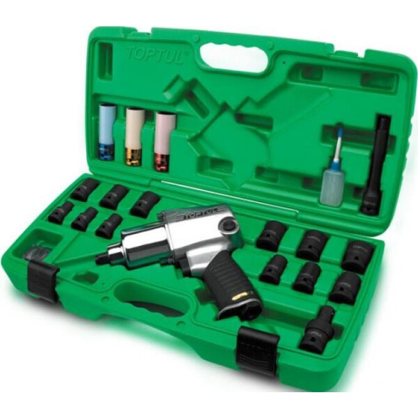 

Гайковерт пневматический с набором головок TOPTUL 1/2" 27ед. GDAI2703