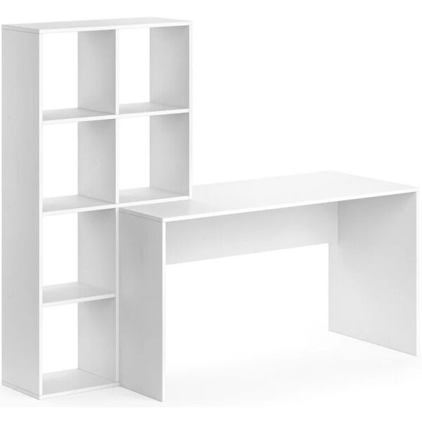 

Письменный стол с полками 167x143 Vicco Mara, белый