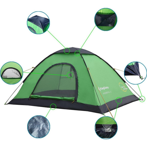 

Палатка KingCamp MODENA 2 (KT3036) Green