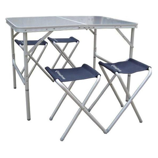 

Комплект KingCamp TABLE AND CHAIR SET (KC3850) Silver