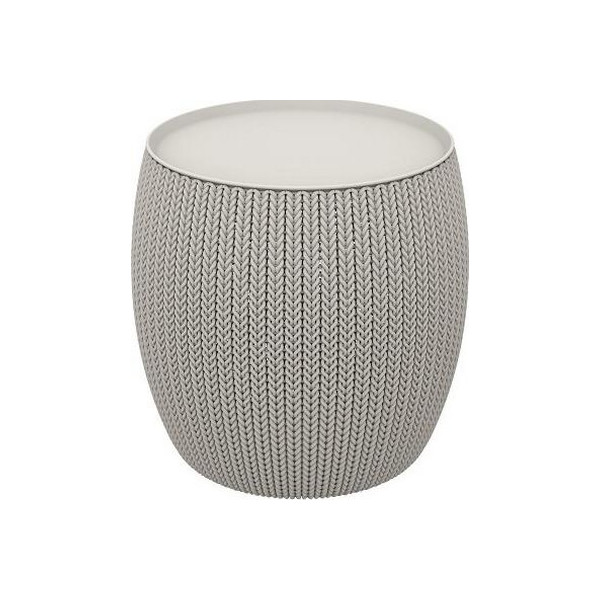 

Стол-сундук Keter KNIT COZIES серый (7290106934696)
