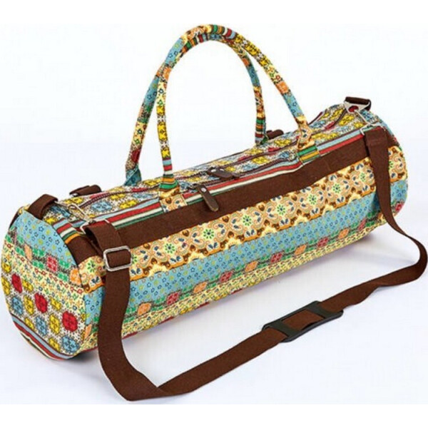 

Сумка для йога коврика Yoga bag KINDFOLK FI-6969-3 Blue/Yellow
