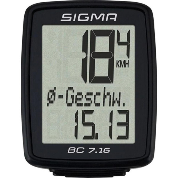 

Sigma Sport BC 7.16 Black (SD07160)