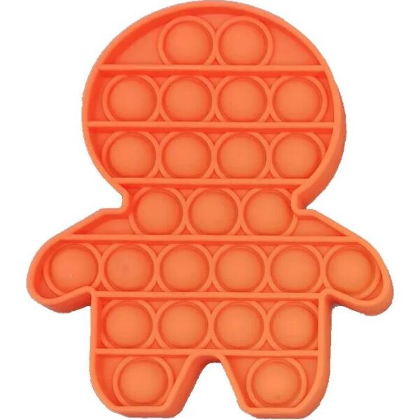 

Игрушка антистресс Pop it для детей (оранжевый человечек)