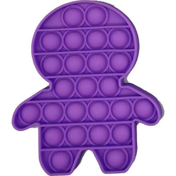 

Игрушка антистресс Pop it для детей (фиолетовый человечек)