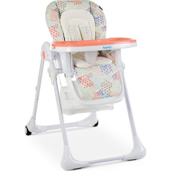 

Стульчик для кормления Bambi M 3890 (fusion coral)