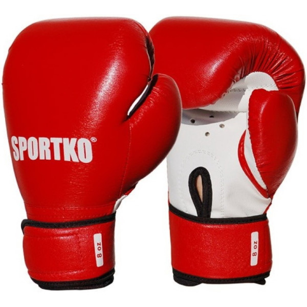 

Перчатки боксерские Sportko ПД2-8- oz (унций) красный (4665)