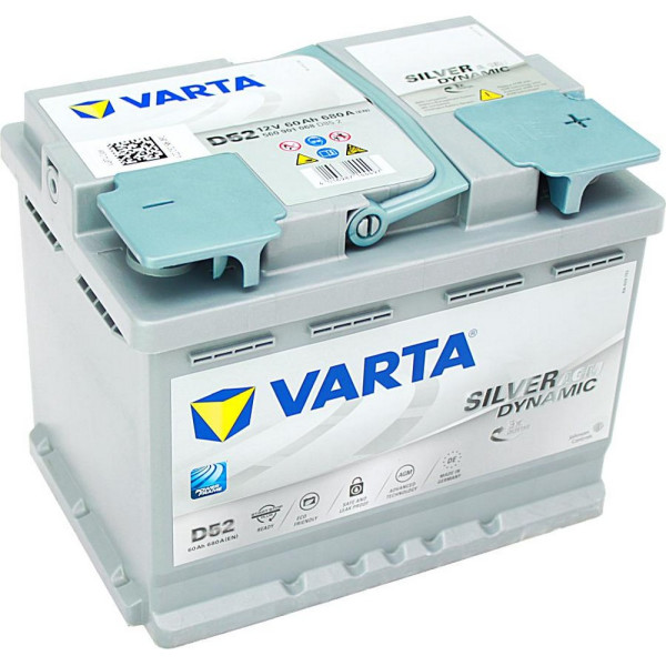 

Автомобильный аккумулятор VARTA 6СТ-60 SILVER Dynamic AGM (D520)
