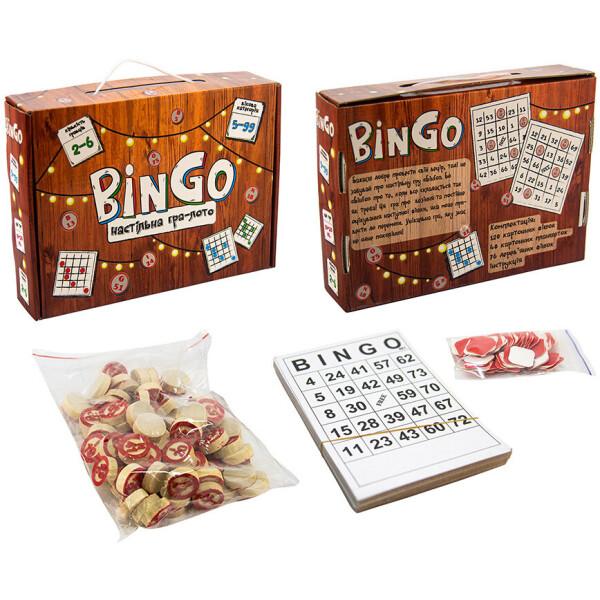 

Настольная игра-лото 30757 (укр) BinGo