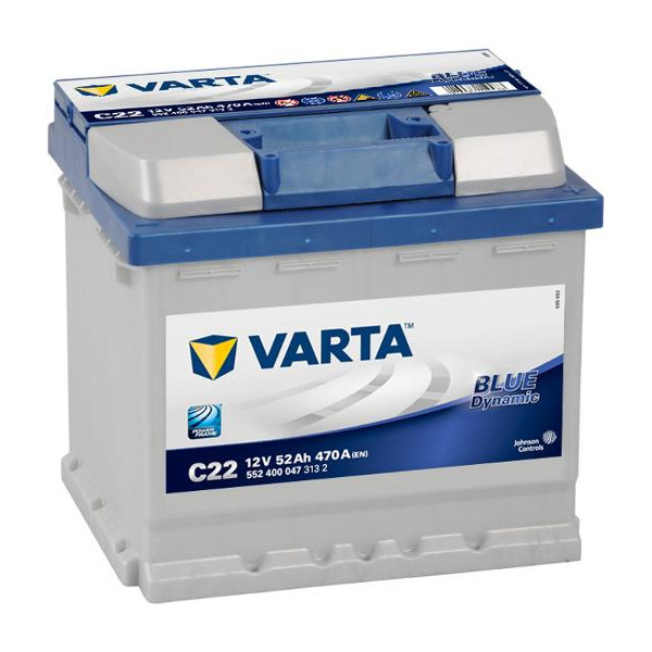

Автомобильный аккумулятор VARTA 6СТ-52 BLUE Dynamic (C22)