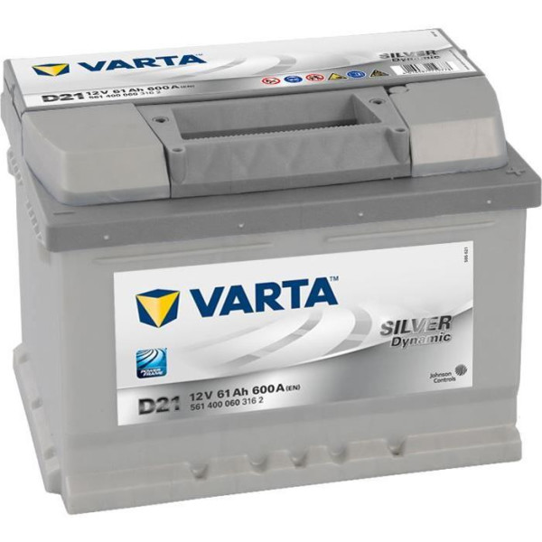 

Автомобильный аккумулятор VARTA 6СТ-61 SILVER Dynamic D21 (561 400 060)