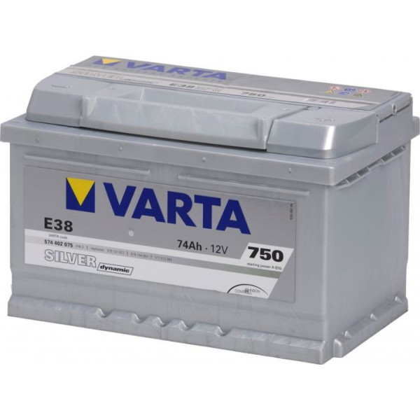 

Автомобильный аккумулятор VARTA 6СТ-74 SILVER Dynamic (E38)