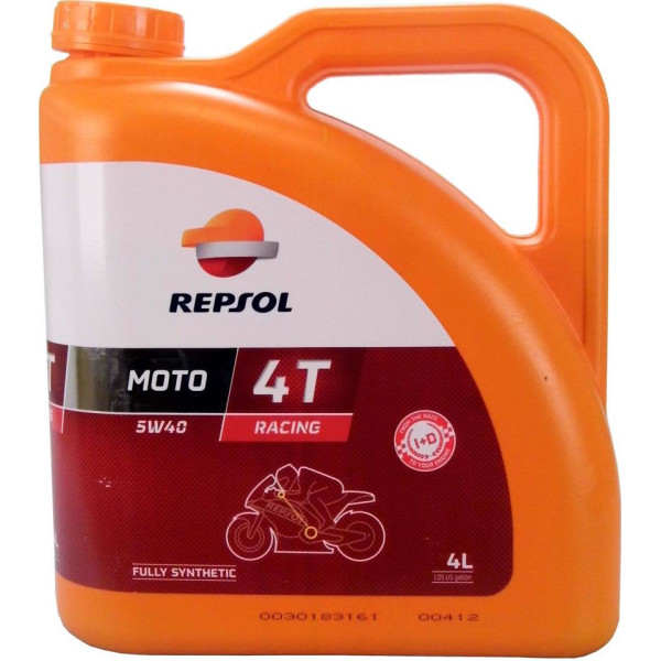 

Моторное масло Repsol MOTO RACING 4T 5W40 CP-4 (RP160L54)