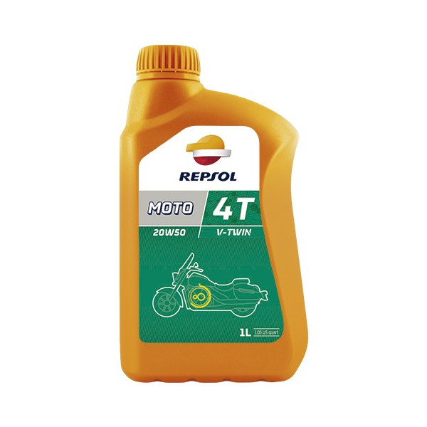 

Моторное масло Repsol MOTO V-TWIN 4T 20W50 CP-1 (RP168Q51)