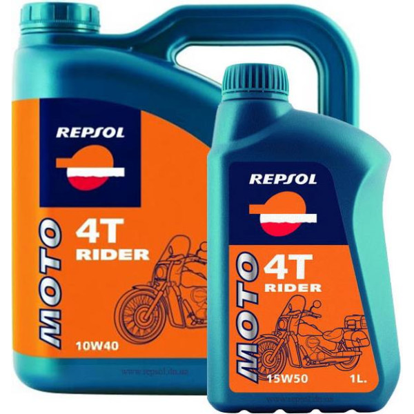 

Моторное масло Repsol MOTO RIDER 4T 15W50 CP-4 (RP165M54)