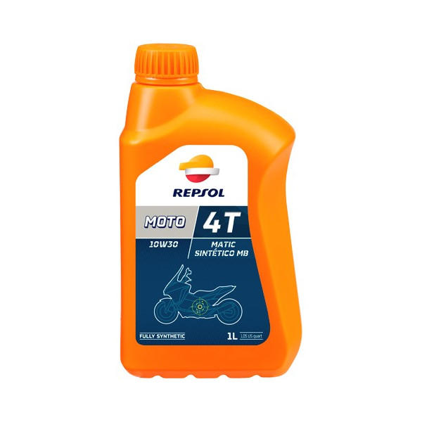 

Моторное масло Repsol MOTO MATIC SINTETICO MB 4T 10W30 CP-1 (RP182B51)