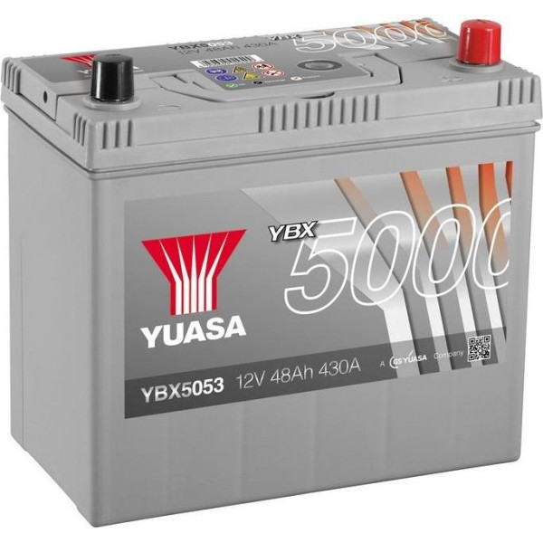 

Yuasa 12V 48Ah Silver High Perf. Jap YBX5053 (0)